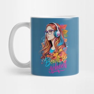 Back to school. High school student Mug